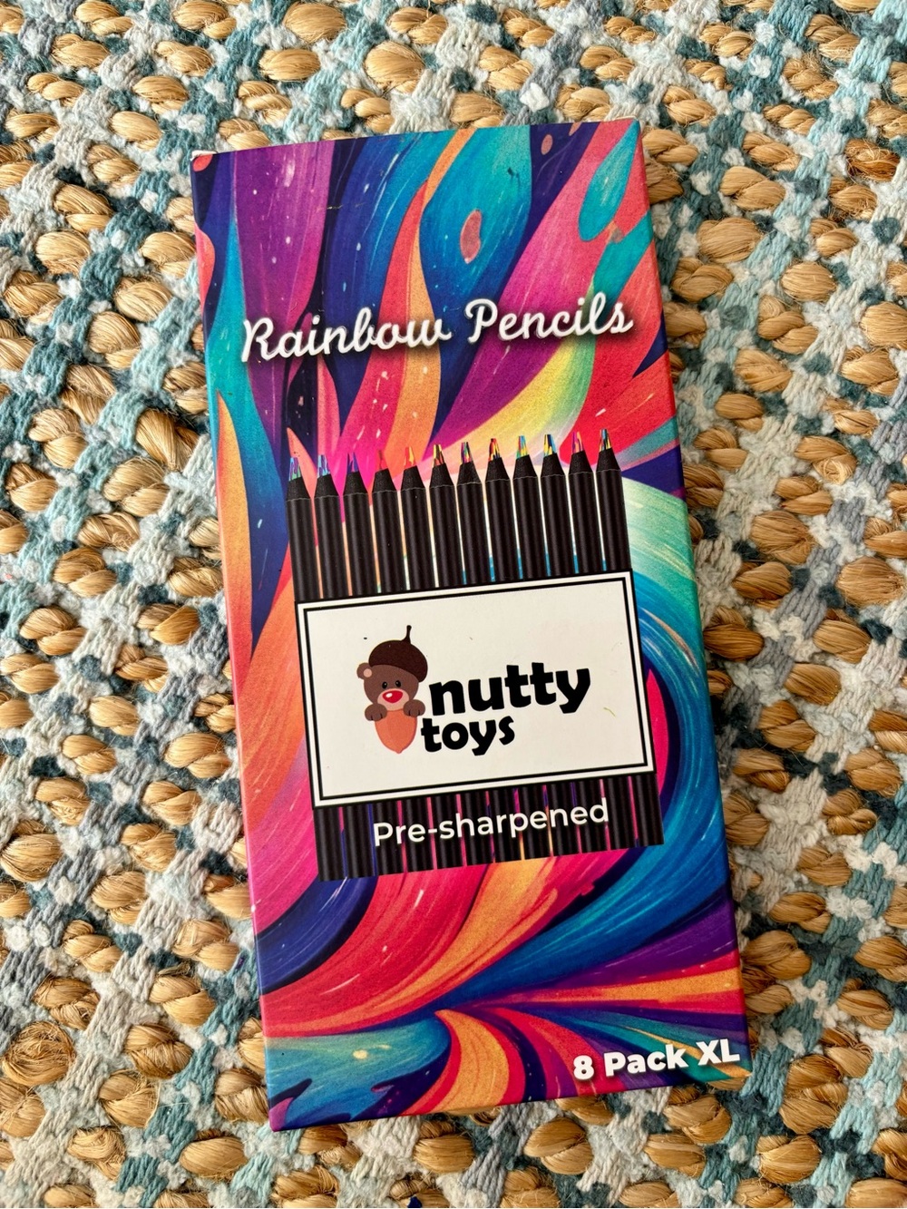 Rainbow colored pencils